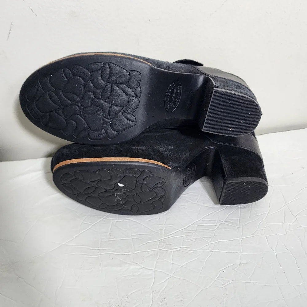 Kork-Ease Womens Shanaya Black Mules Size 10M Suede  Shoes Closed Toe - Picture 6 of 9